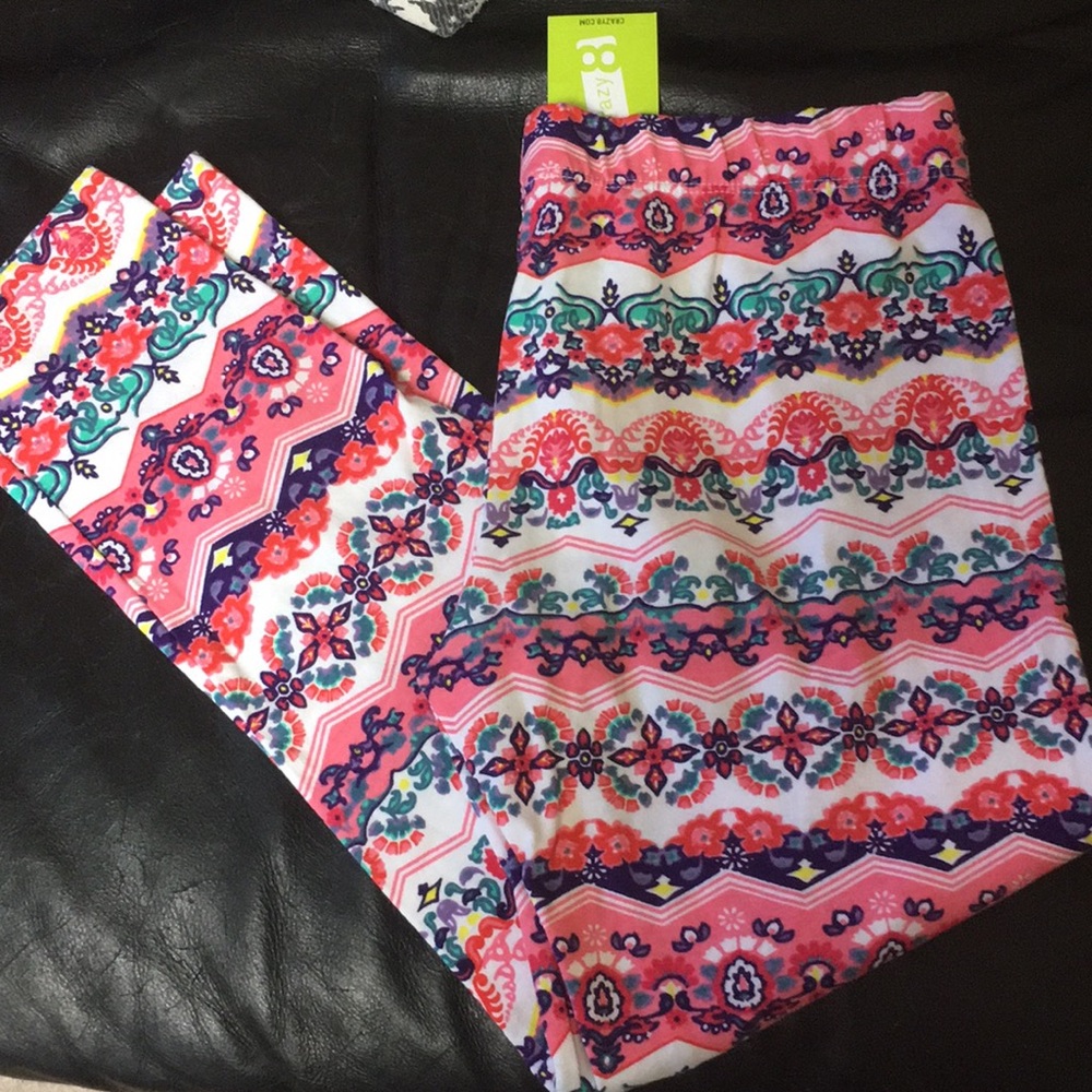 Girls Crazy 8 Capri length leggings 14-16